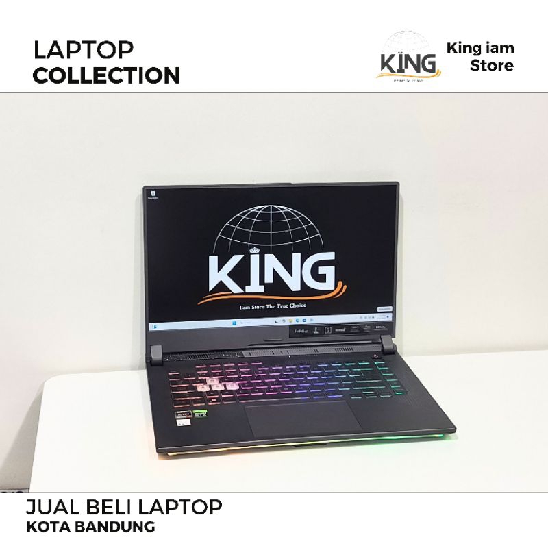 ASUS ROG STRIX G513RC RYZEN 7 6800H RTX 3050 4GB LAYAR 144Hz by King iam store jual beli laptop beka