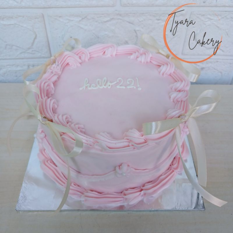 

Coquette Ribbon Cake | Cake Custom Bandung