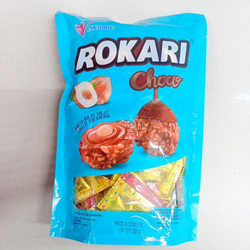 

Rokari Choco 140gr isi 20 pcs