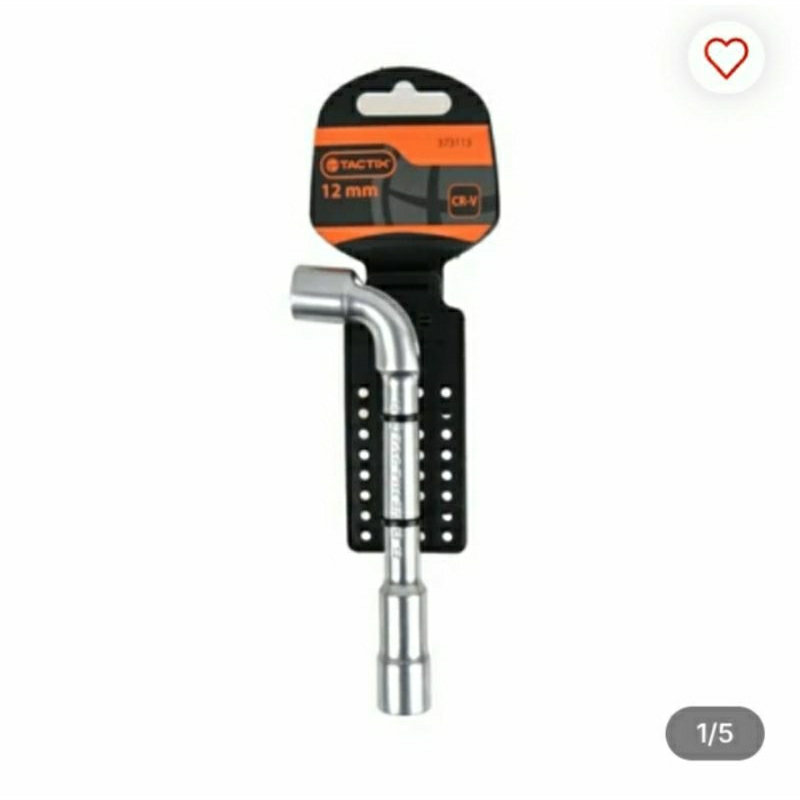 Tactix Kunci Sok L 12 Mm - Silver