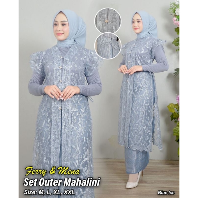 set kebaya outer saikha / kebaya lebaran / kebaya wisuda / kebaya outer