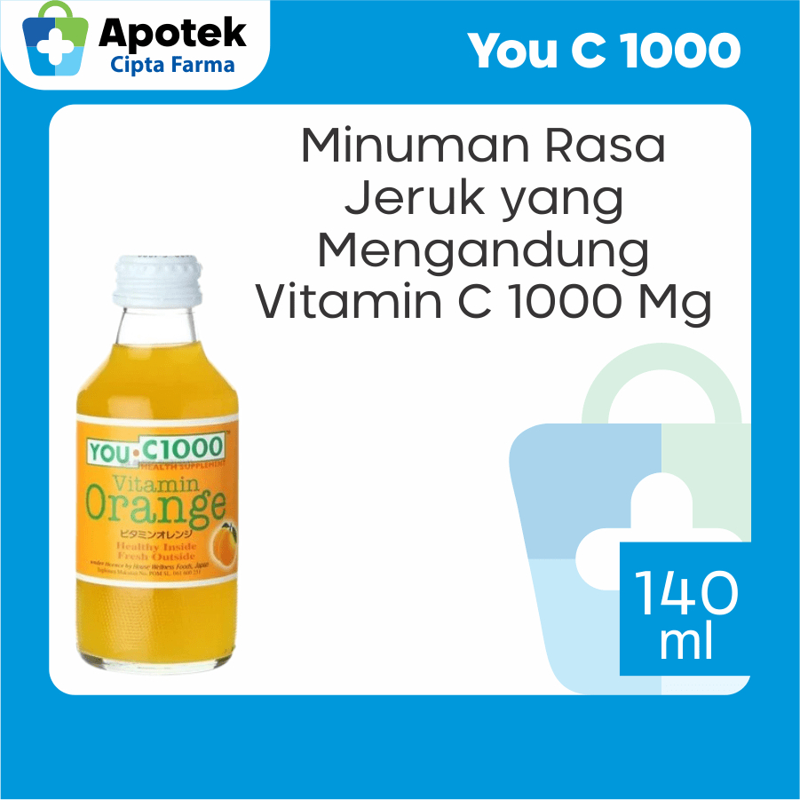 

You C 1000 Orange C1000 Gula Fruktosa Vitamin C Ascorbic Acid Vitamin E Niacinamide Minuman Kesehatan Daya Tahan Tubuh Kulit Sariawan Suplemen Kesehatan Tubuh