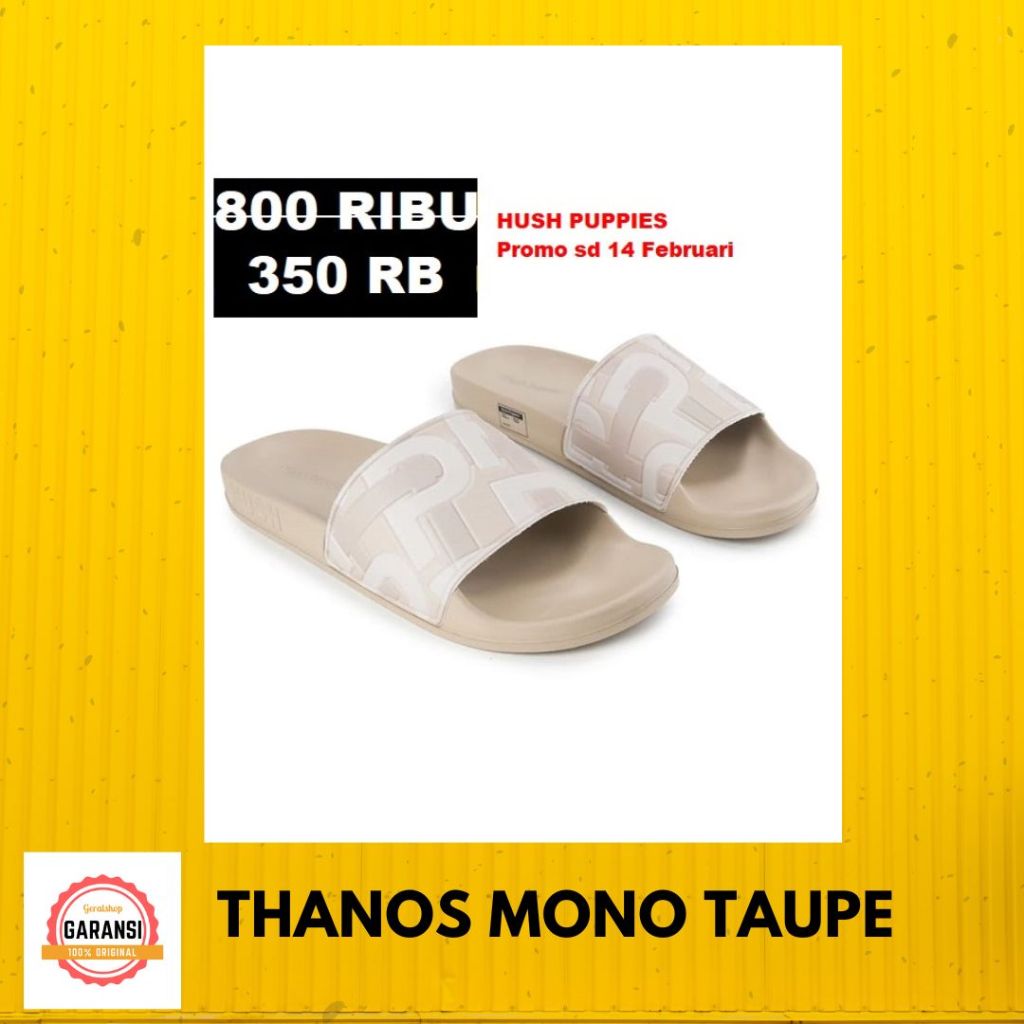 Sandal Hush puppies pria seri THANOS MONO sale 100% ori