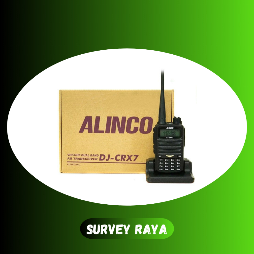 HT ALINCO DJ-CRX7 DUALBAND - HT ALINCO DJ CRX 7 VHF UHF ORI