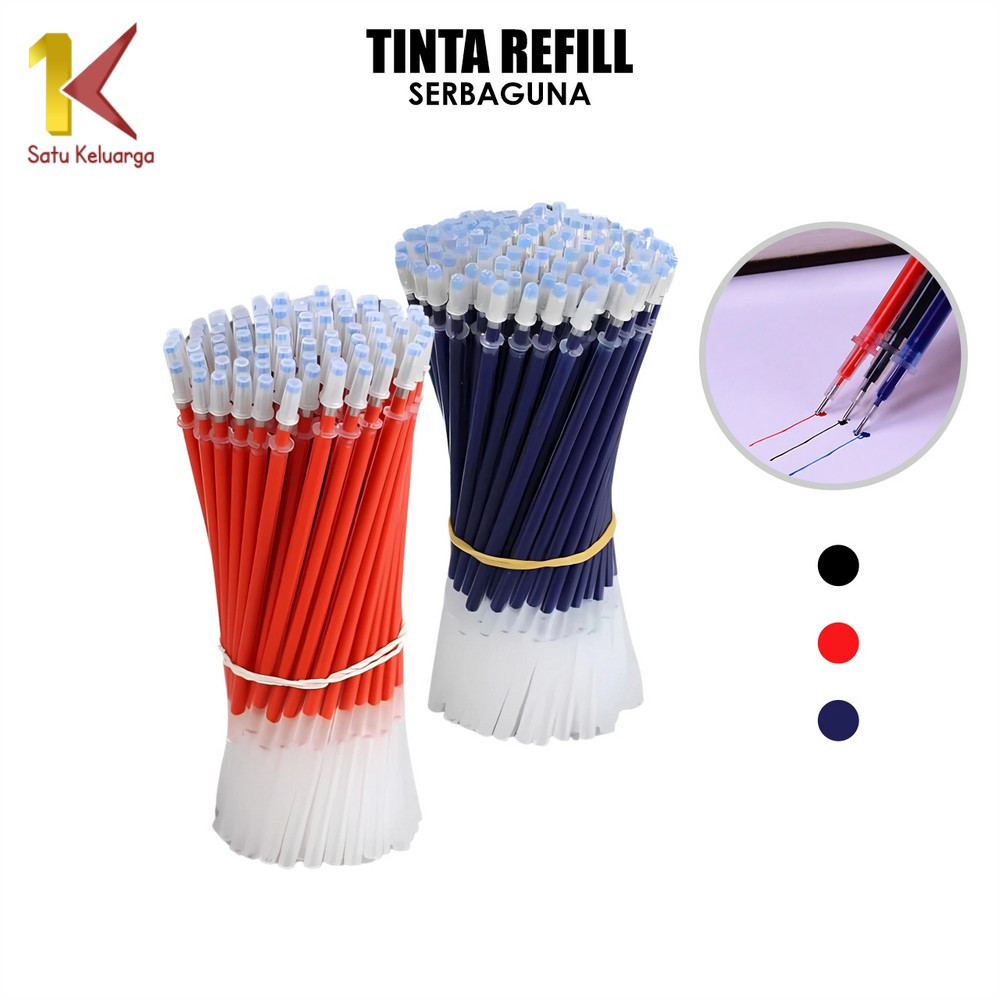 

Satu Keluarga Refill Tinta Gel A6 Isi Tinta Pulpen Gel Cair Tinta Pena Isi Ulang 0.5MM