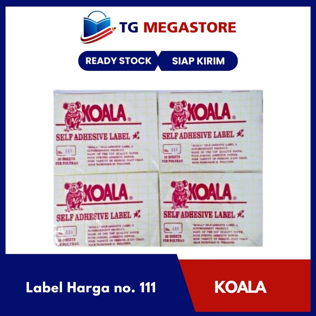 

Label Harga KOALA no. 111