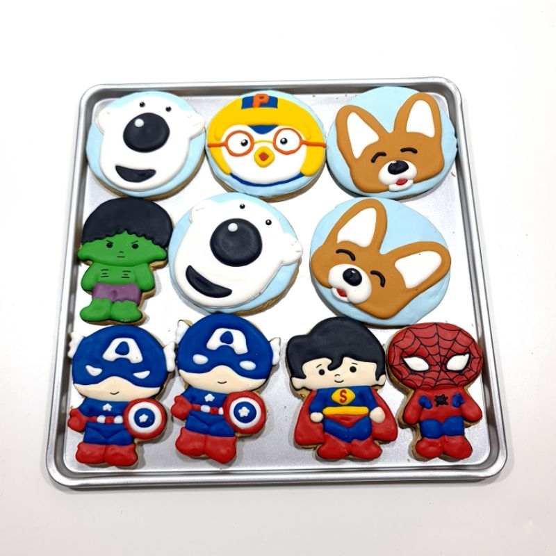 

Cookies hero marvel dkk (1 pcs) ukuran 6 CM