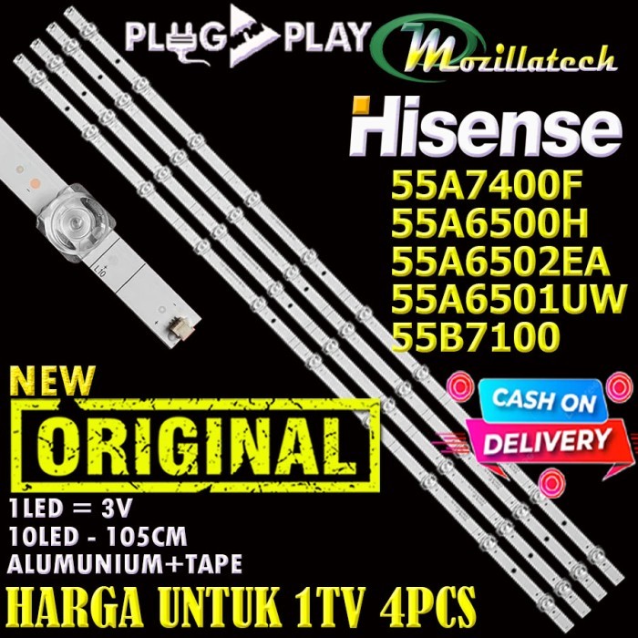BACKLIGHT HISENSE 55 55B7100 55A7400F 55A6500H 55A7400 55A6500 55A6502