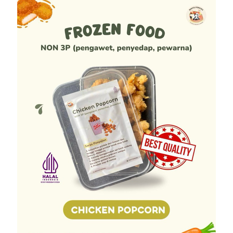 

Chickeen POP Corn NON 3P (Pengawet, Penyedap, Pewarna)