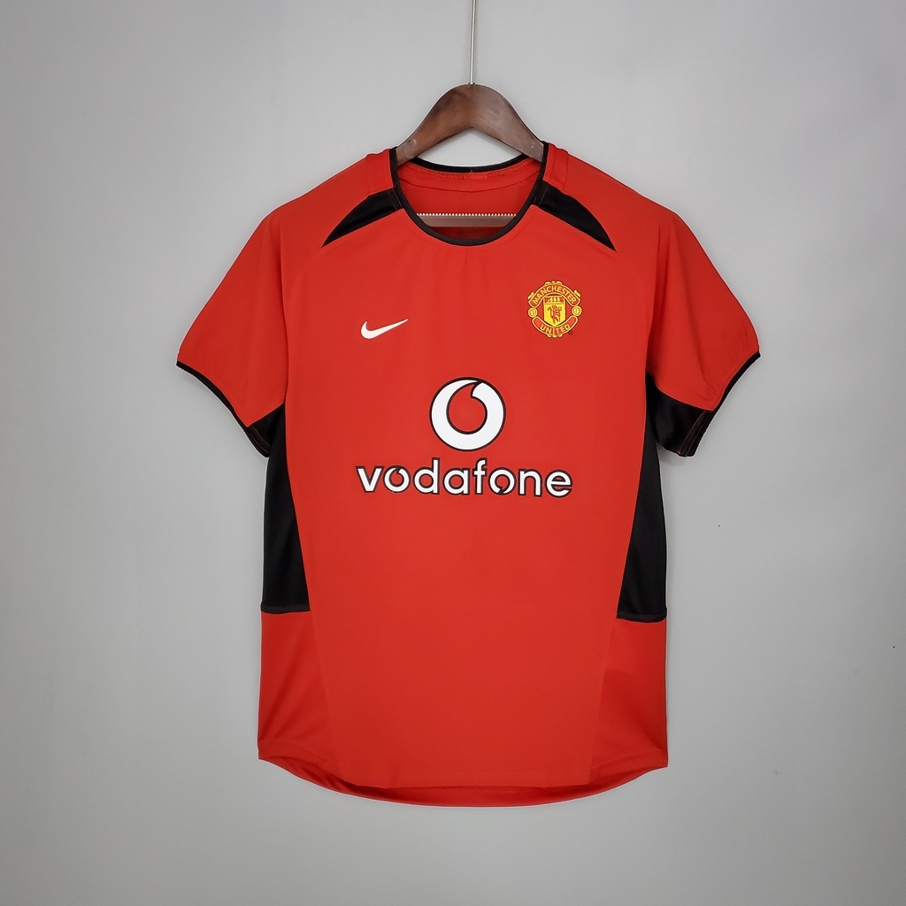 Jersey Bola Retro Vintage Old Manchester United MU Home 2002 / 2004