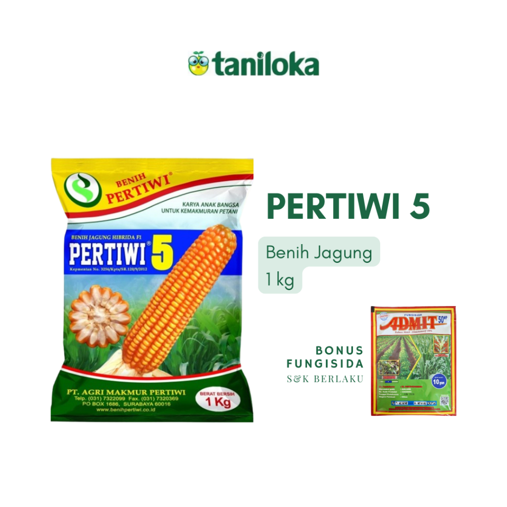 Benih Pertiwi - Benih Jagung Pertiwi 5 (1 Kg)