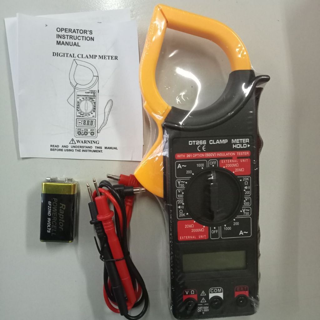 Multimeter digital clamp meter tang ampere / pengukur arus listrik AC/DC PLN