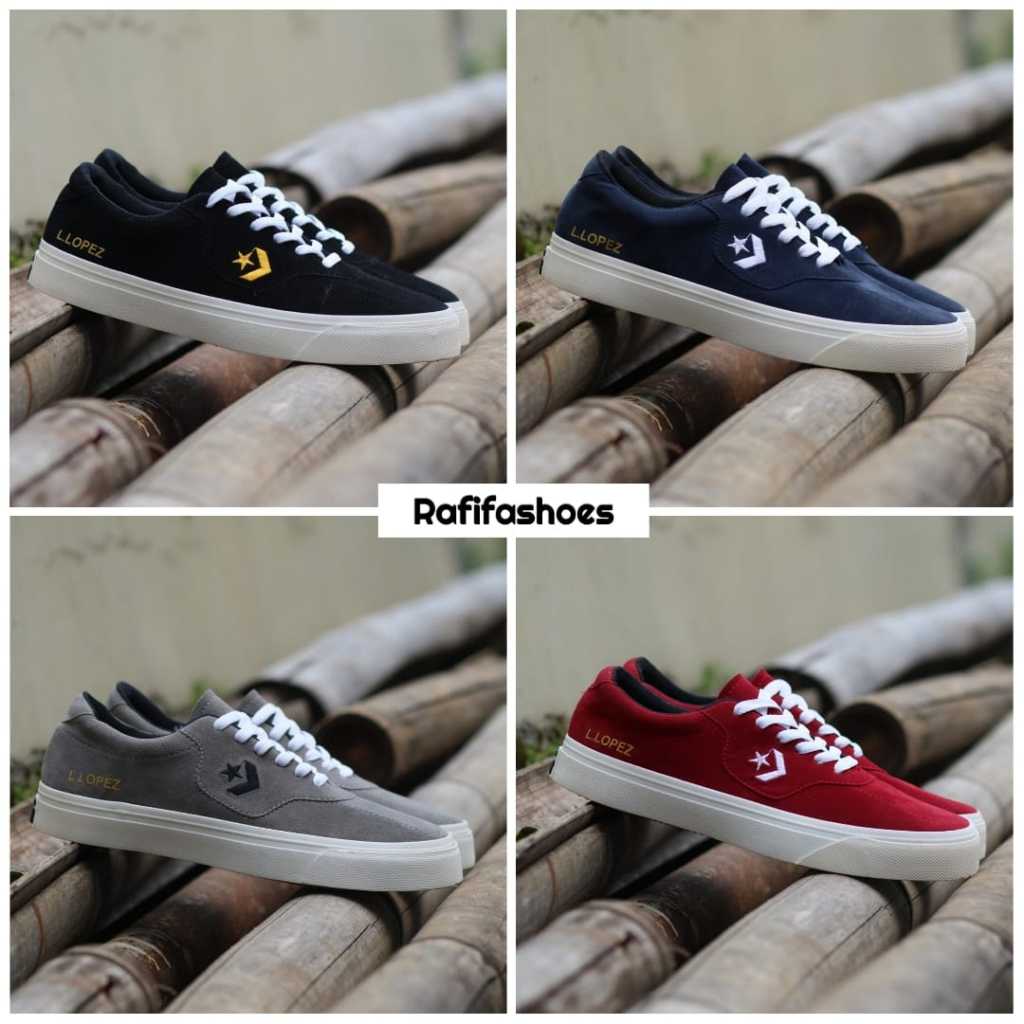 SEPATU PRIA L.LOPEZ CONVERSE CASUAL SNEAKERS PREMIUM MURAH LOPEZ SUEDE