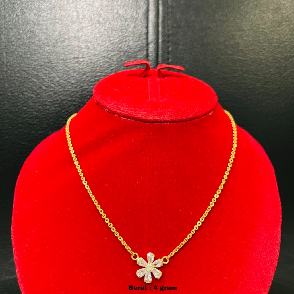 Kalung Dewasa Sunflower Emas Muda