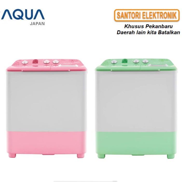 MESIN CUCI 2 TABUNG AQUA 8KG QW-861XT | QW861XT PEKANBARU