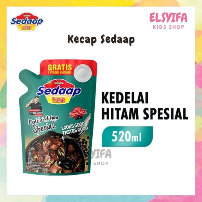 

❣️ELSYIFA❣️ Kecap Sedaap 520 ml Tanpa Piring