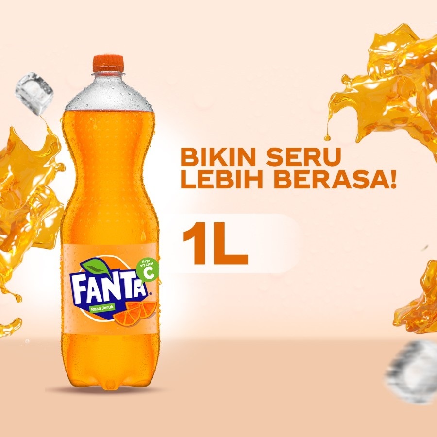 

Fanta Rasa Jeruk 1000ml Botol 1000 mL 1L