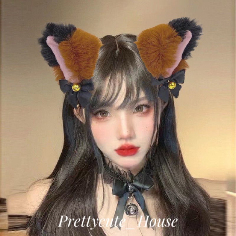 Bando Kucing Lonceng Cosplay Nekomimi Jumbo / Bando Kucing Cosplay Tiktok / Bando Kucing Lonceng Bul