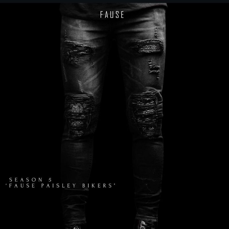Celana Jeans Fause Paisley Bikers