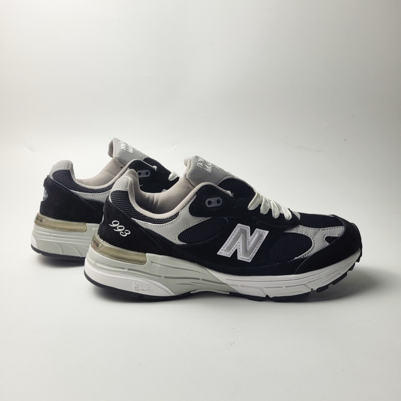 Sepatu Sneakers Casual Pria dan Wanita NB 993 Black and White Made In USA 100% BNIB