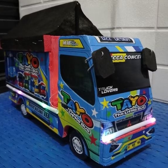 MG PROMO MAINAN MINIATUR TRUK OLENG TAYO BIRU MOBIL TRUK OLENG KARAKTER