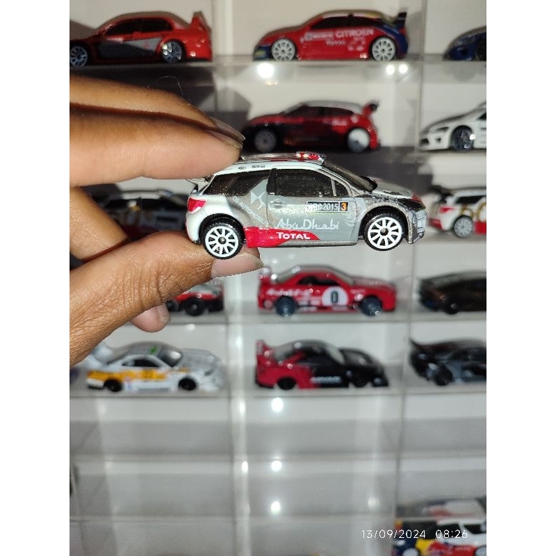 majorette wrc ds3 gold n grey(sepaket)