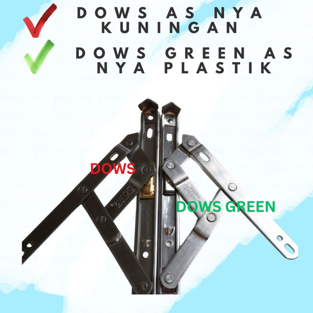 NEW - DOWS ENGSEL JENDELA CASEMENT ENGSEL CASEMENT ENGSEL JENDELA ALUMINIUM 8 INCH -24 INCH