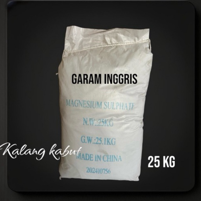 

Garam inggris - magnesium sulfate - 25 kg