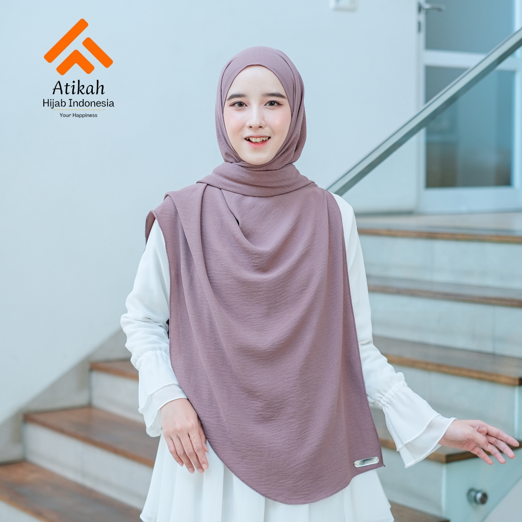 Pashmina Ratu - Pasmina Oval Jumbo Syar'i XXL Crinkle Airflow Premium Pashmina Daily Syar'i Casual