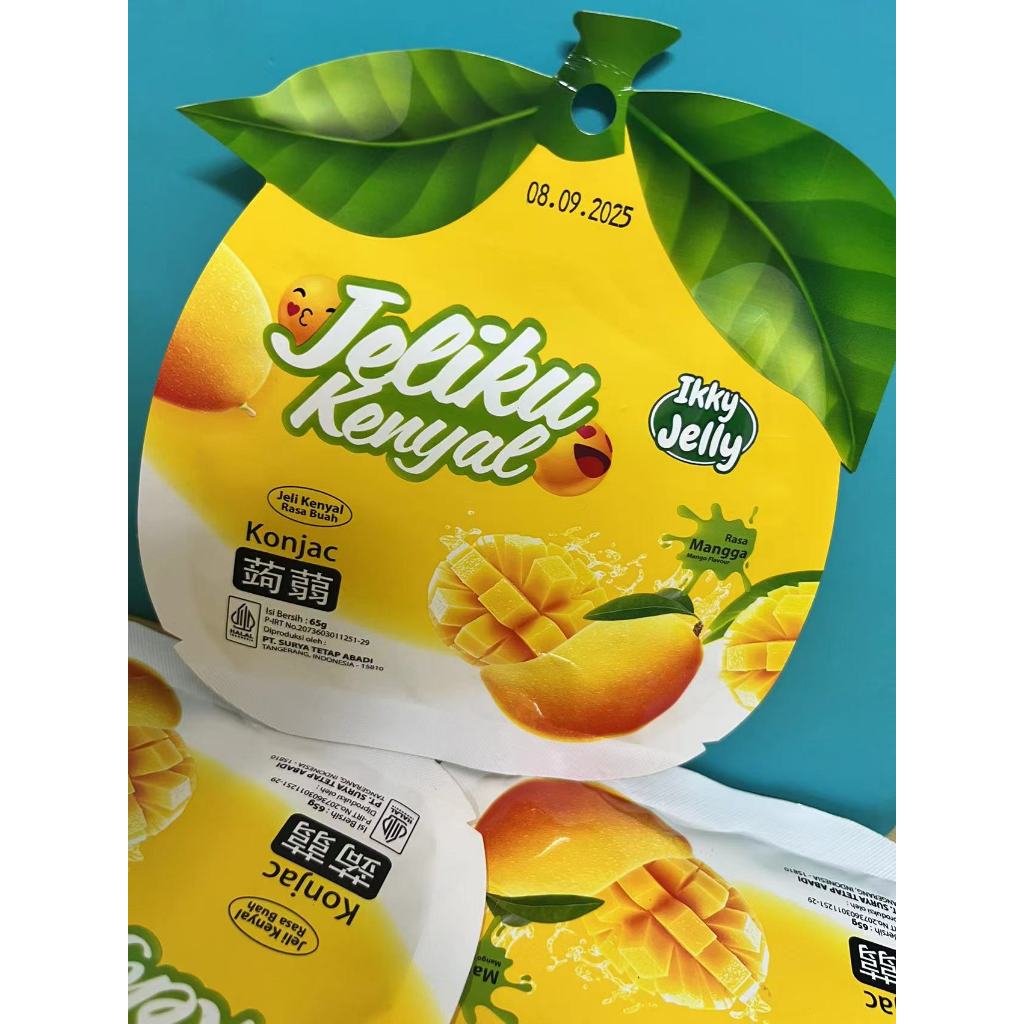 

Jelly Zero Fat Konnyaku Jelly Pouch 蒟蒻 65g Cemilan Jelly Star