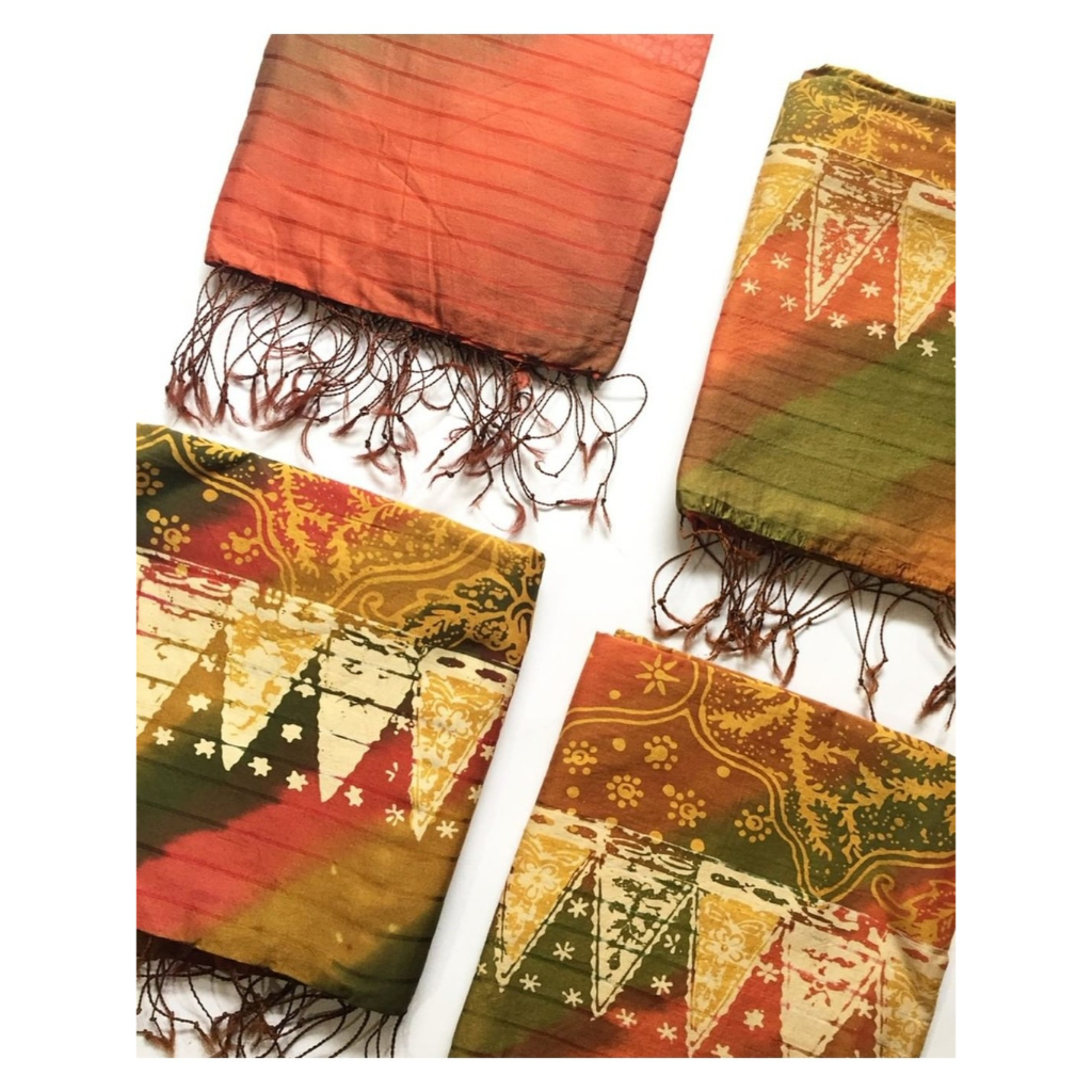 Selendang Batik Serat Nanas Handmade Premium Elegant