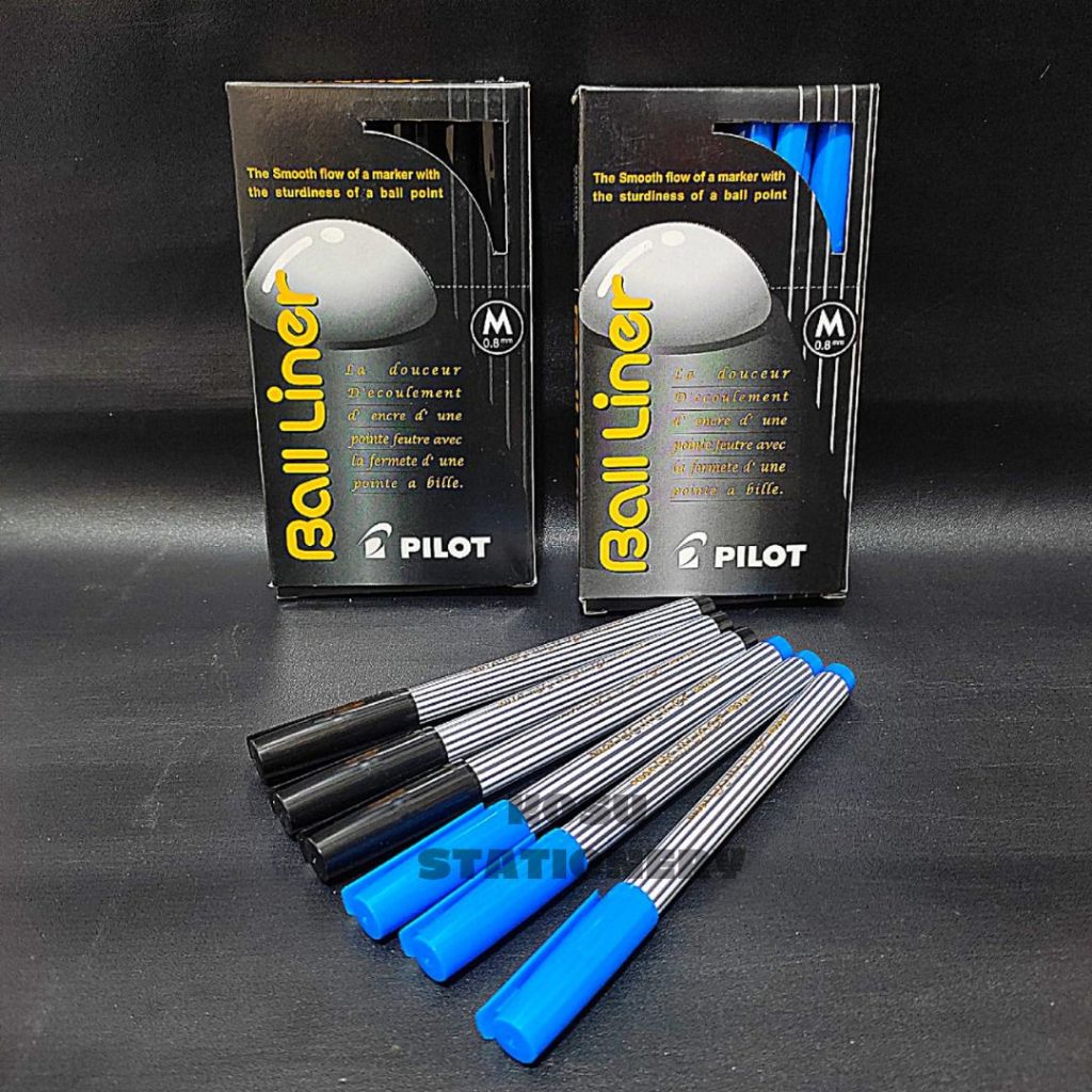 

BOLPEN / BALLPOINT / PULPEN PILOT BALL LINER 0.8mm