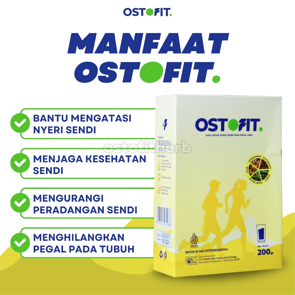 

DA OSTOFIT - Paket 3 Box Susu Herbal Untuk Membantu Menyembuhkan Nyeri Sendi Tanpa Efek Samping