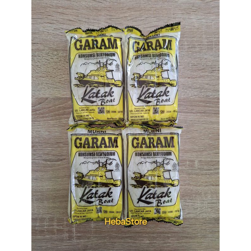 

Garam Beryodium Cap Katak Boat 200 g