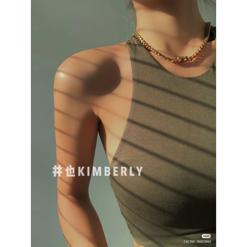 kalung Wanita Rantai besar DD Titanium xuping