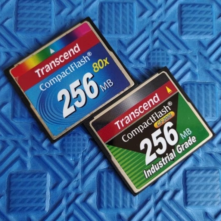 CF Card 256MB Transcend Compact Flash Memory Industrial Mechine