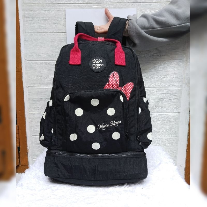 Tas Ransel Disney by MAMA WAY Backpack Diaper Bag Preloved Thrift