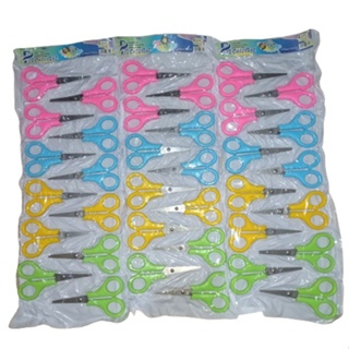

TMPKU (HARGA UNTUK 12 PCS) Gunting Stainlees Steel Pacman 12 CM Pemotong Tajam Kain Kertas Serbaguna