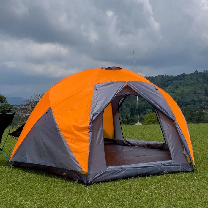 Tenda Camping HANLU Kapasitas 6-10 Orang Dome Camping Outdoor- Family camping