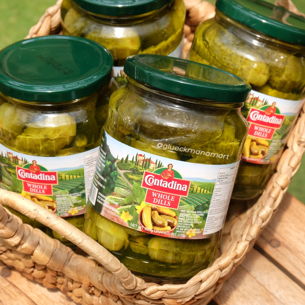 Contadina Pickle Gherkin Whole Dills 680gr