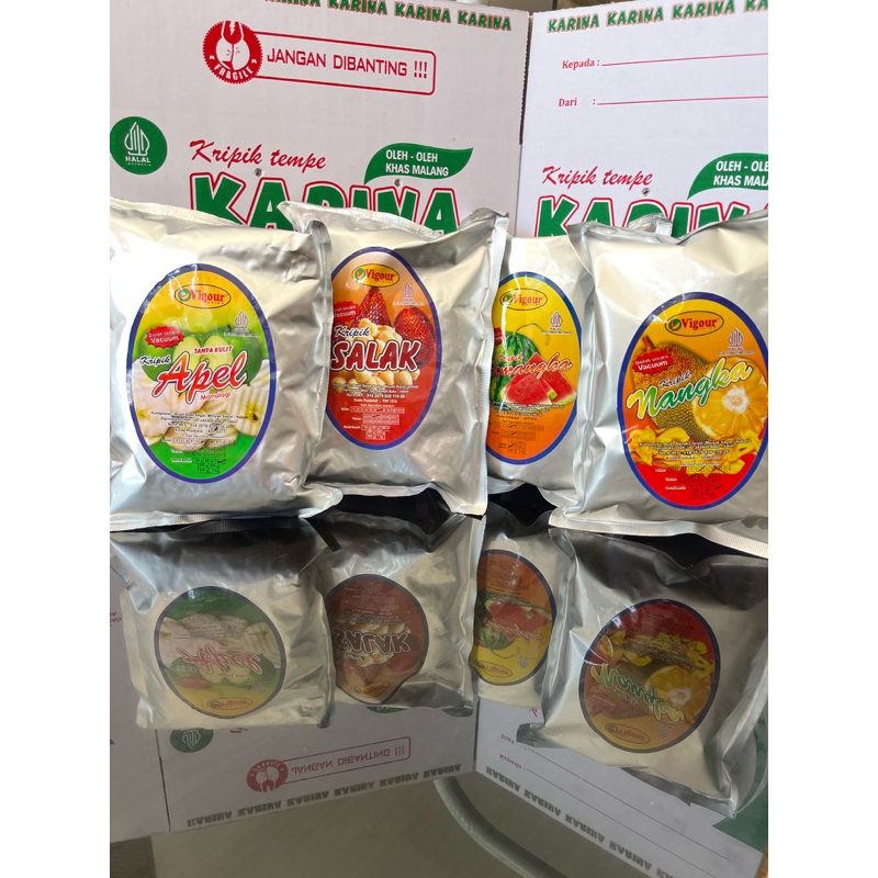

Keripik Buah Merk VIGOUR Kemasan 100gram | Khas Kota Malang