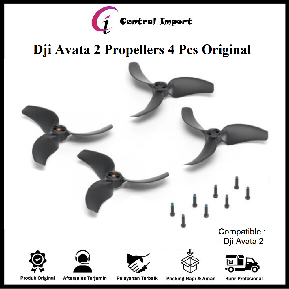 Dji Avata 2 Propellers 4 Pcs - Dji Avata 2 Propeller - Dji Avata 2 Baling Baling Original