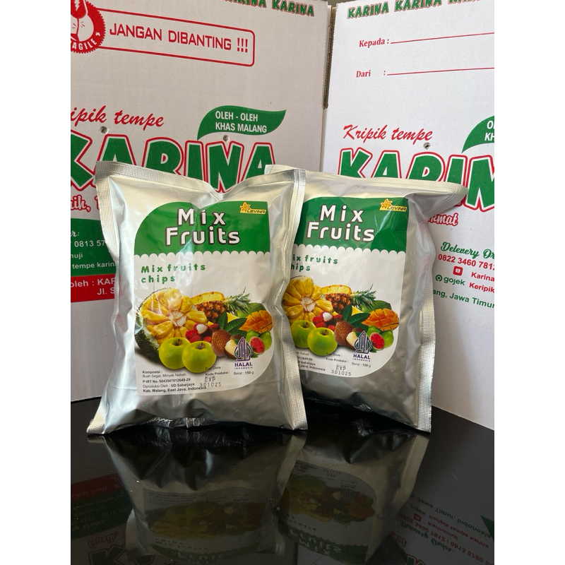 

Mix Fruit LEVINA | Oleh-oleh Khas Malang | Netto 150gram