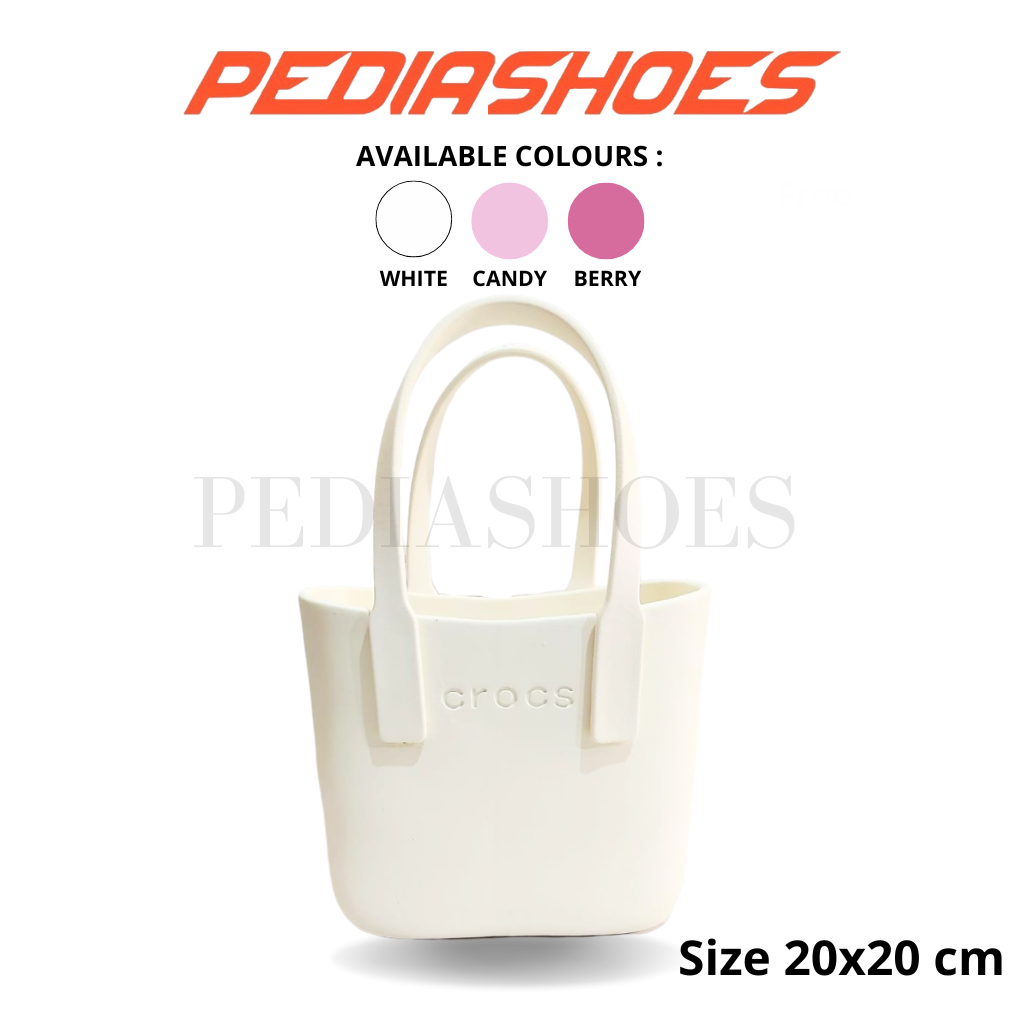 TAS CROCS/TOTE BAG CROCS/TAS CROCS WANITA/TAS CROCS BAHAN KARET EVA