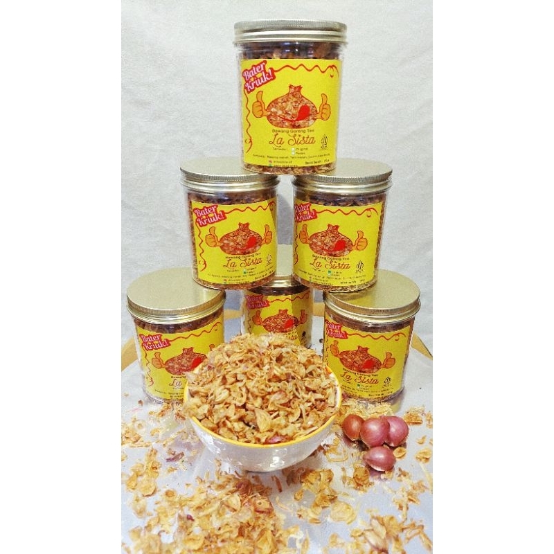 

Bawang Goreng Teri medan Berat bersih. 120 gr