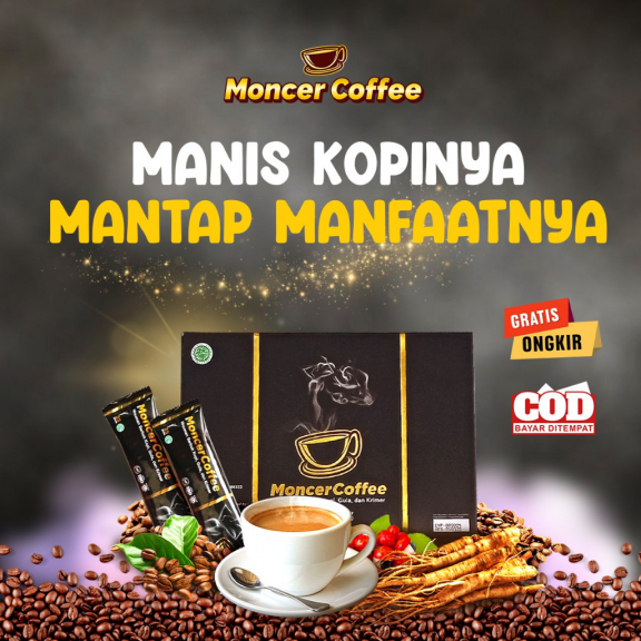 

Monceer Coffee Original 1 Box Isi 8 Sachet Minuman Kopi Herbal Pria Dewasa Halal Dan Bpom