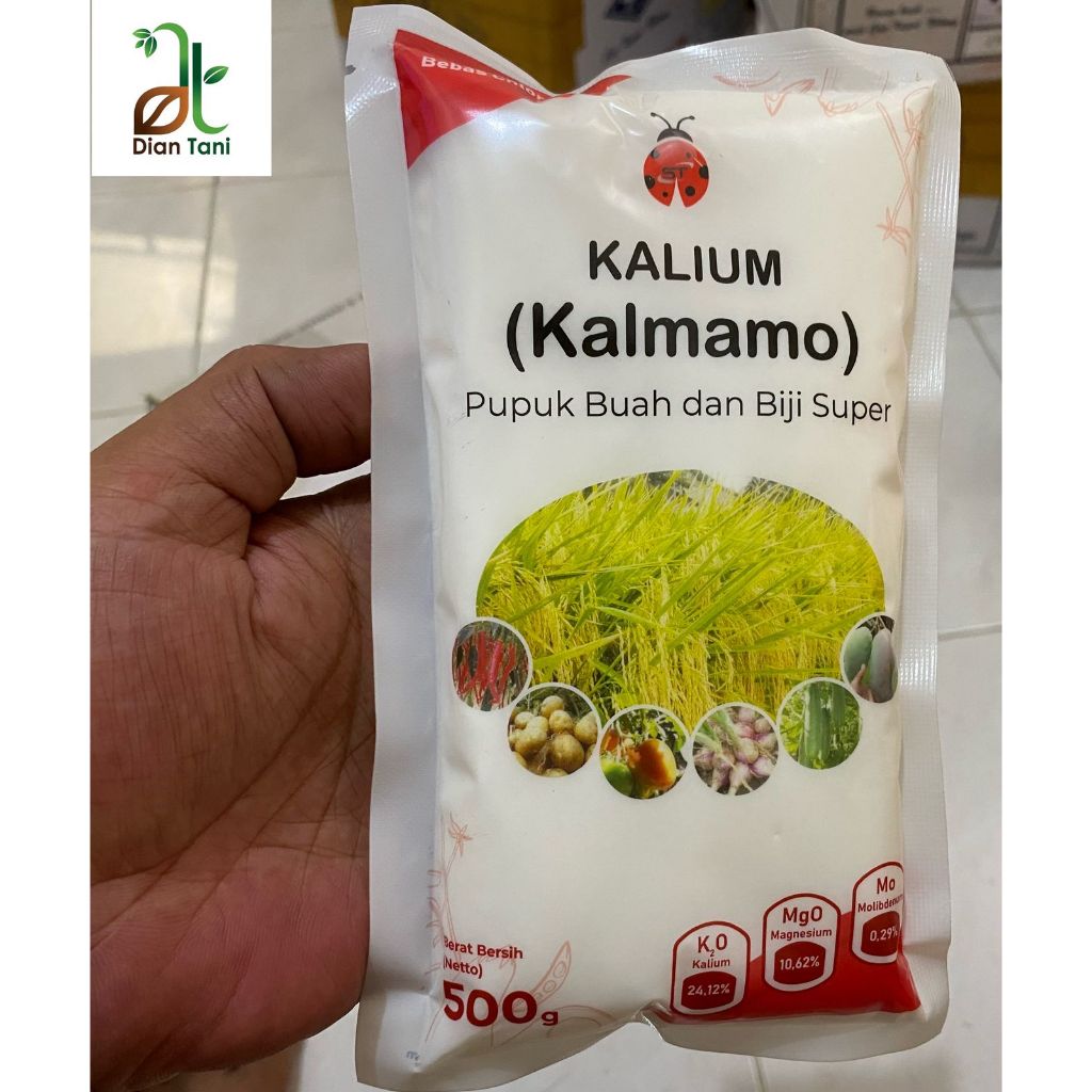 Pupuk Kalium Kalmamo, pupuk buah dan biji super @500 gram