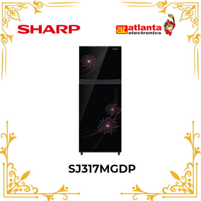 SHARP - KULKAS 2 Pintu SJ317MGDP 237L