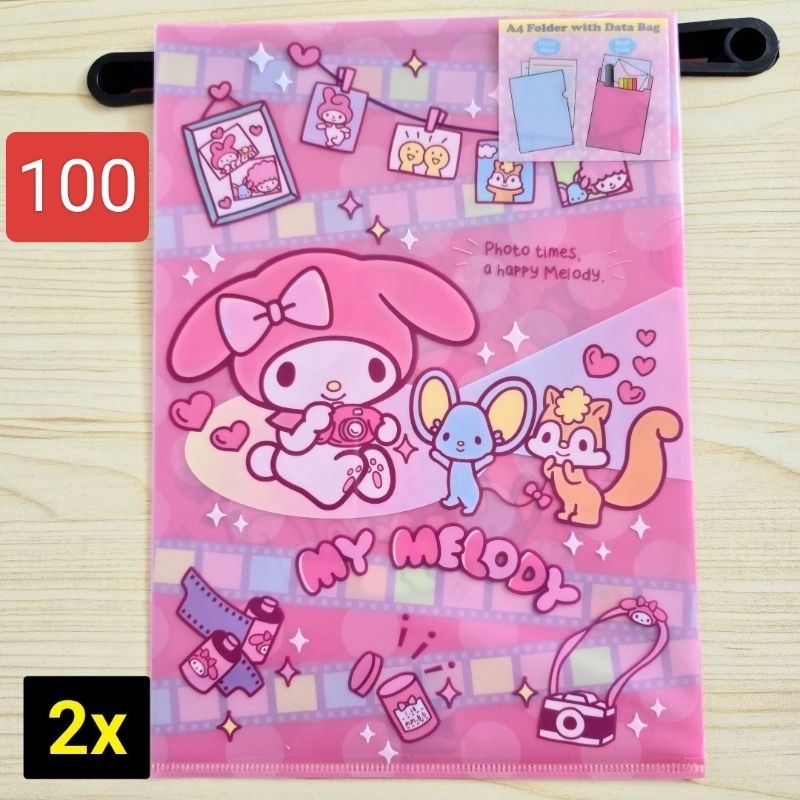 

Map Folder Dokumen Clear File With Pocket Kantong A4 Sanrio Karakter My Melody
