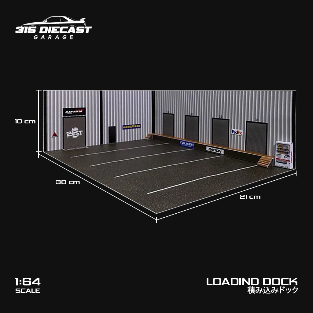 Papercraft Diorama Loading Dock